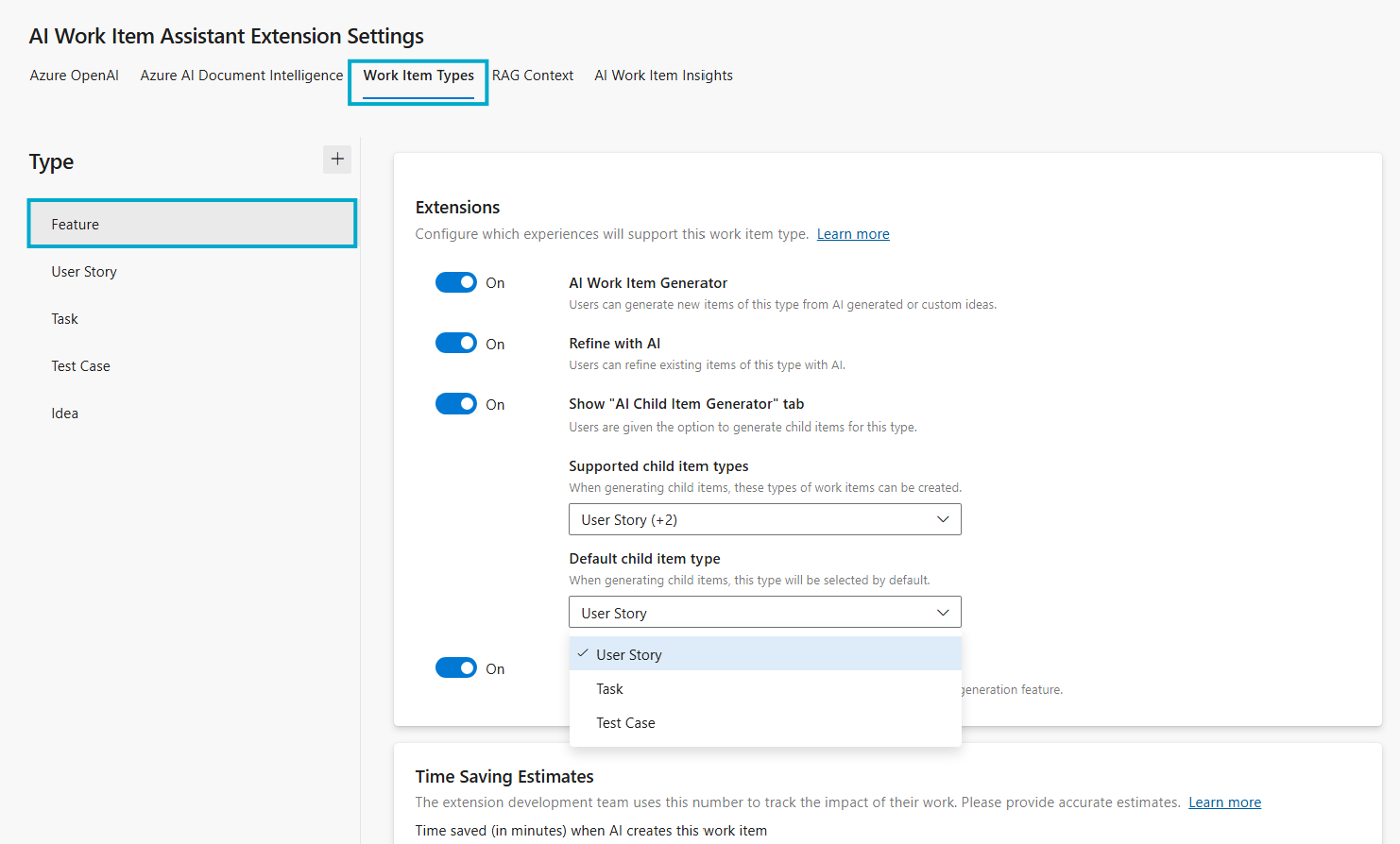 workitem-types-default-childitems-feature